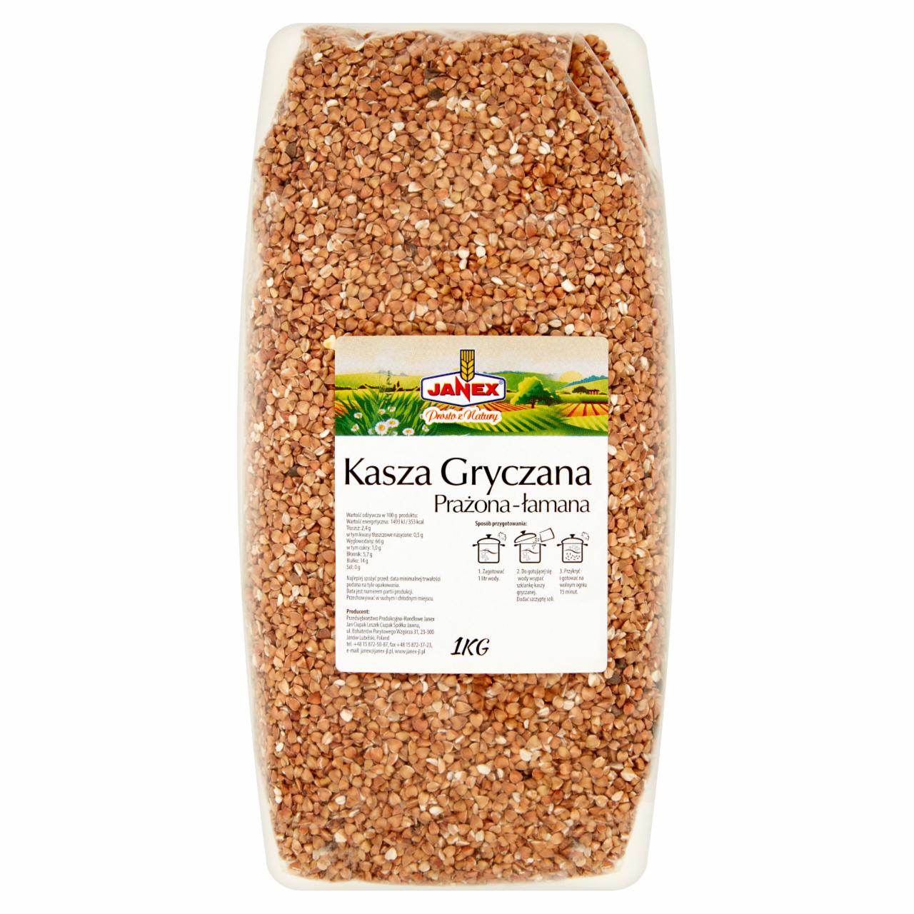 Zdjęcia - Janex Kasza gryczana prażona łamana 1 kg