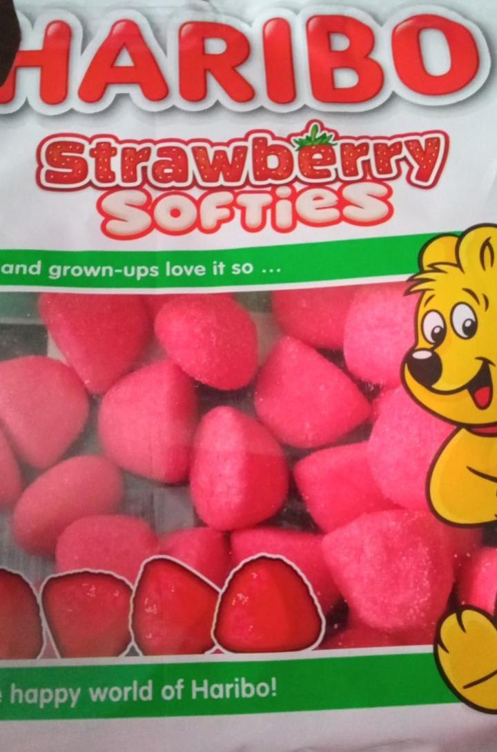 Zdjęcia - Haribo Strawberry Softies