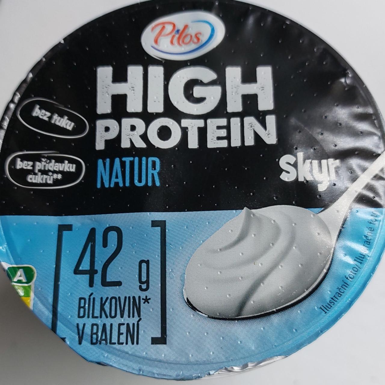 Zdjęcia - High protein natur skyr Pilos