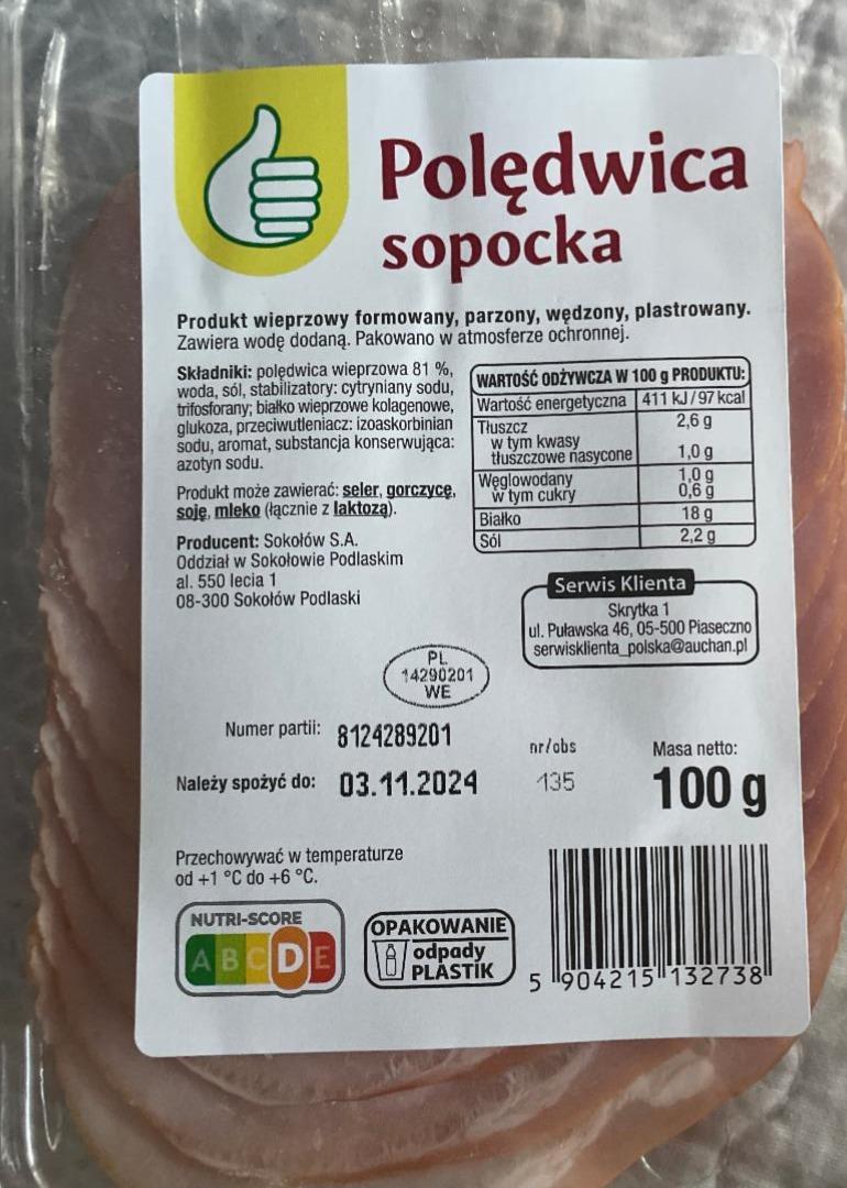 Zdjęcia - Polędwica sopocka auchan