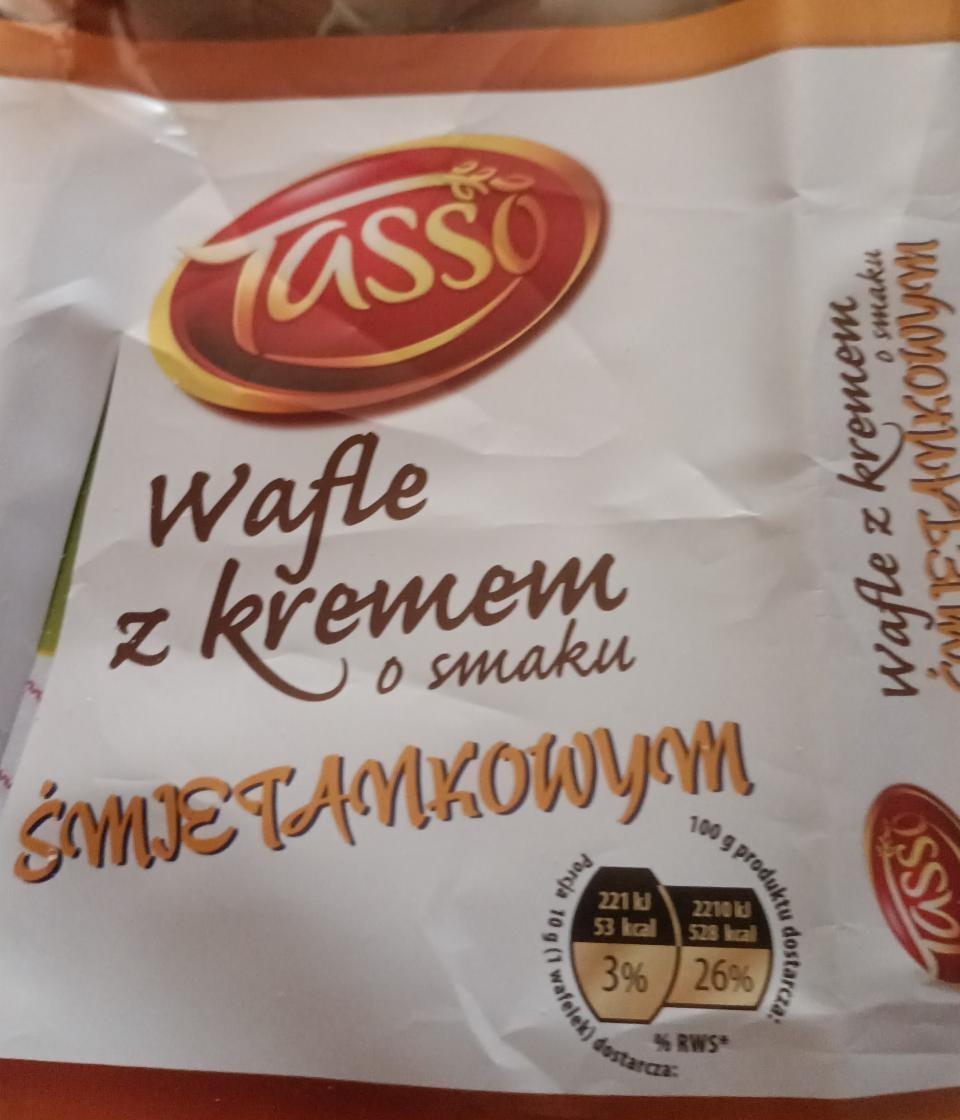 Zdjęcia - Tasso wafle z kremem o smaku śmietankowym