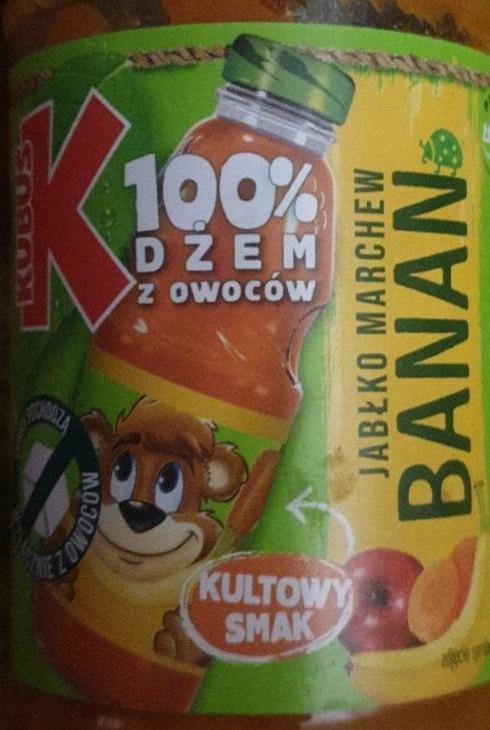 Zdjęcia - Kubuś 100% dżem z owoców Jabłko Marchew Banan