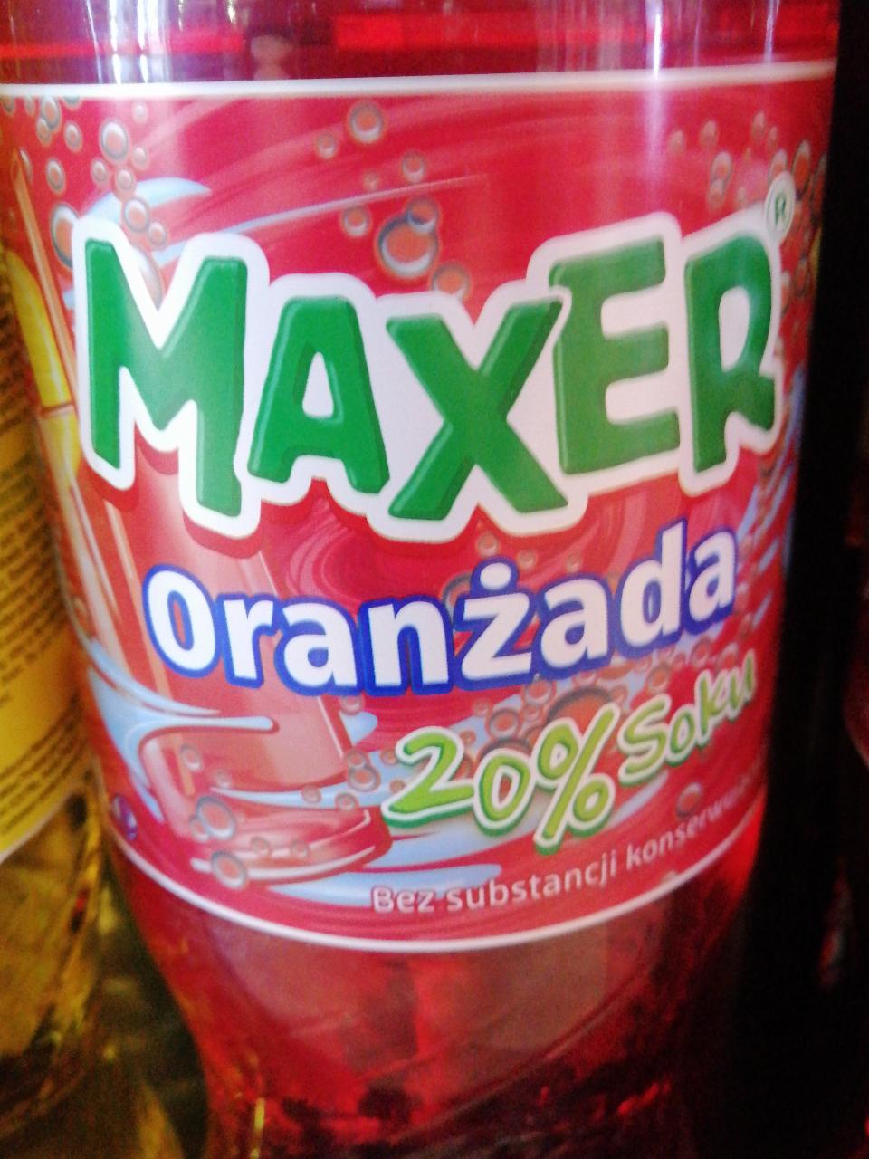 Zdjęcia - Napój gazowany oranżada czerwona 2 l Maxer