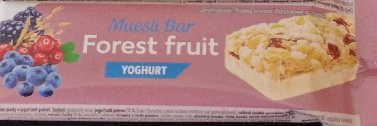 Zdjęcia - K-Classic Forest fruit Muesli Bar