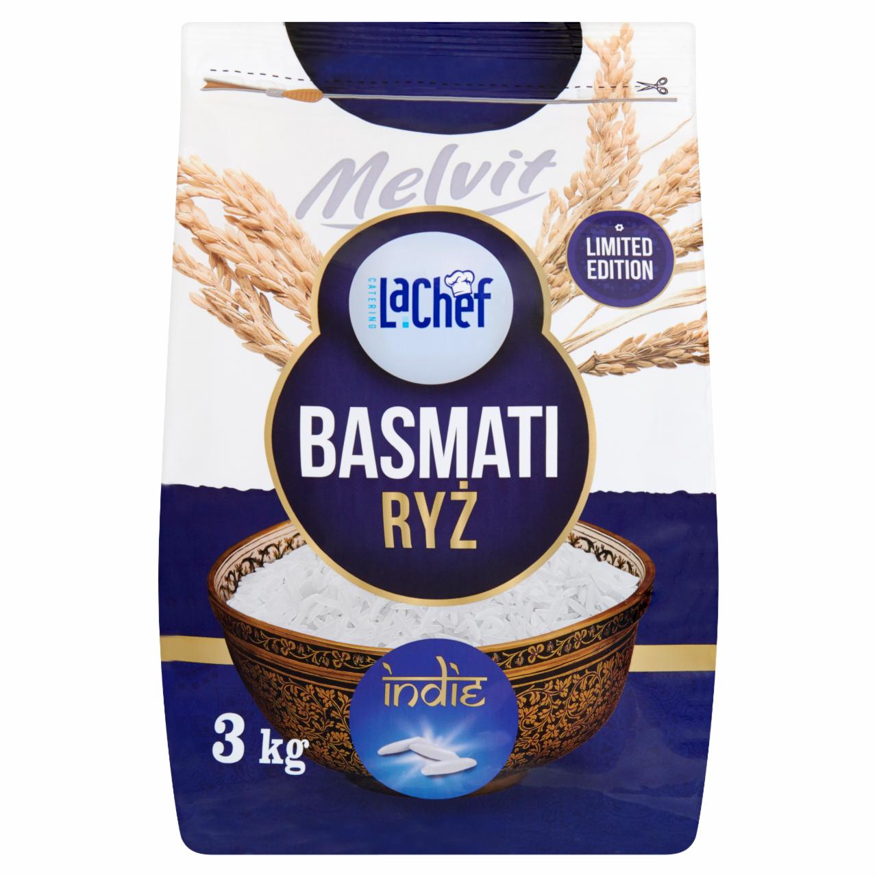 Zdjęcia - Melvit La Chef Ryż Basmati Indie 3 kg