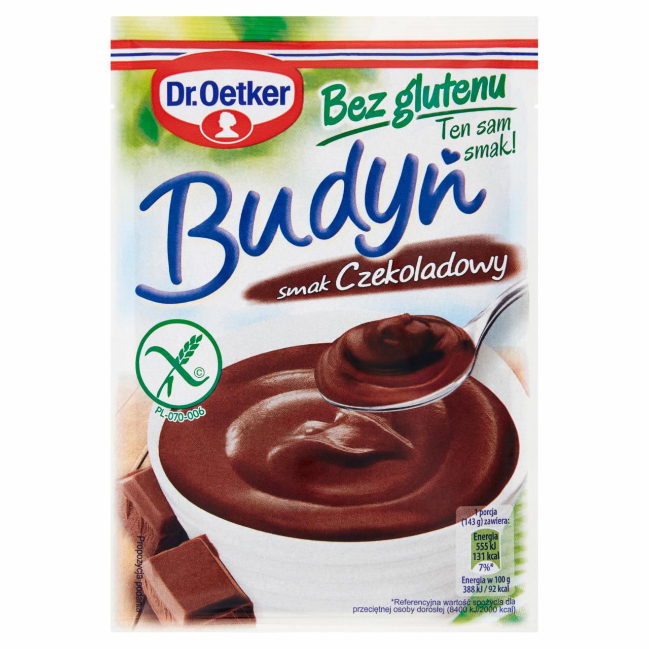 Zdjęcia - Dr. Oetker Budyń bez glutenu smak czekoladowy