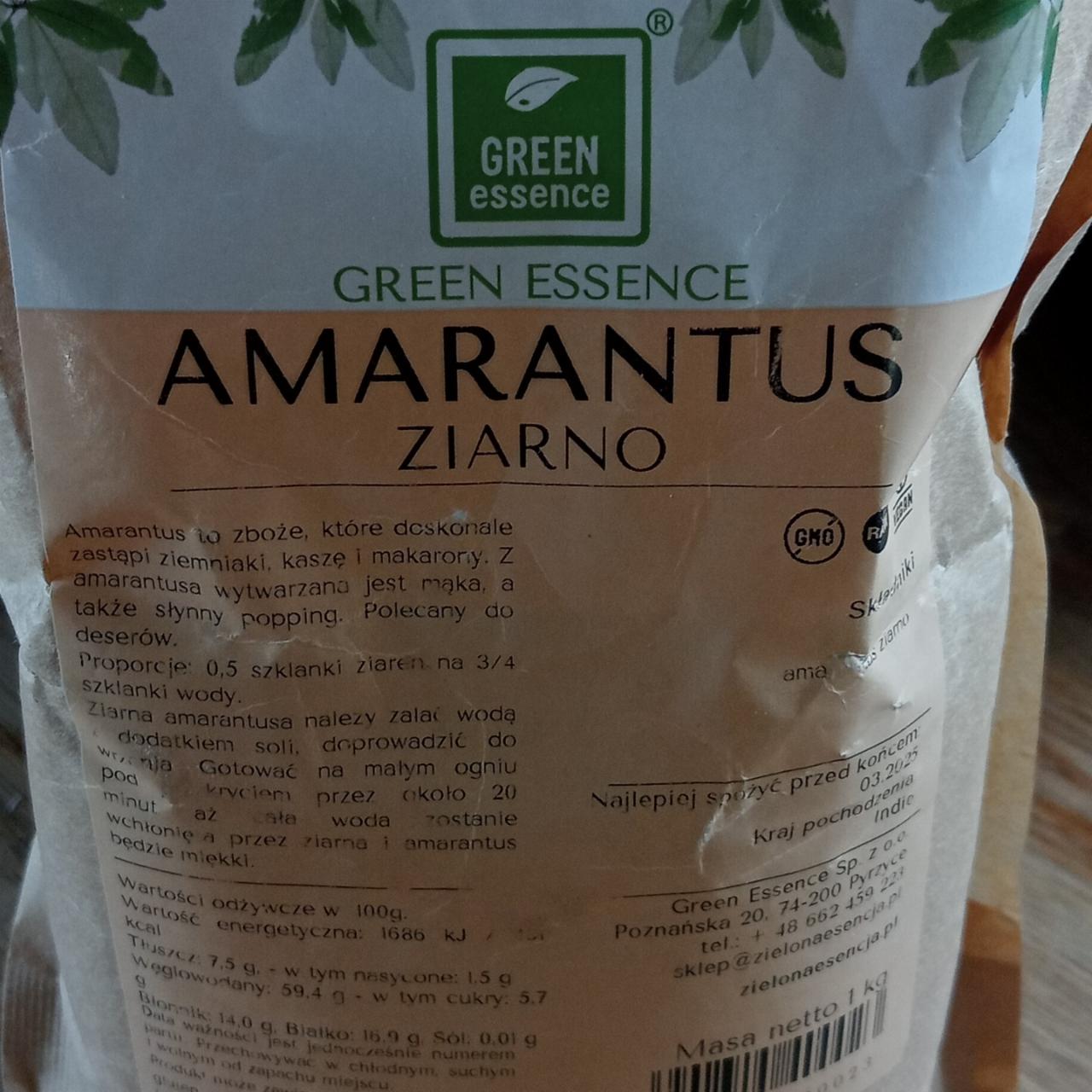 Zdjęcia - Amarantus ziarno Green Essence