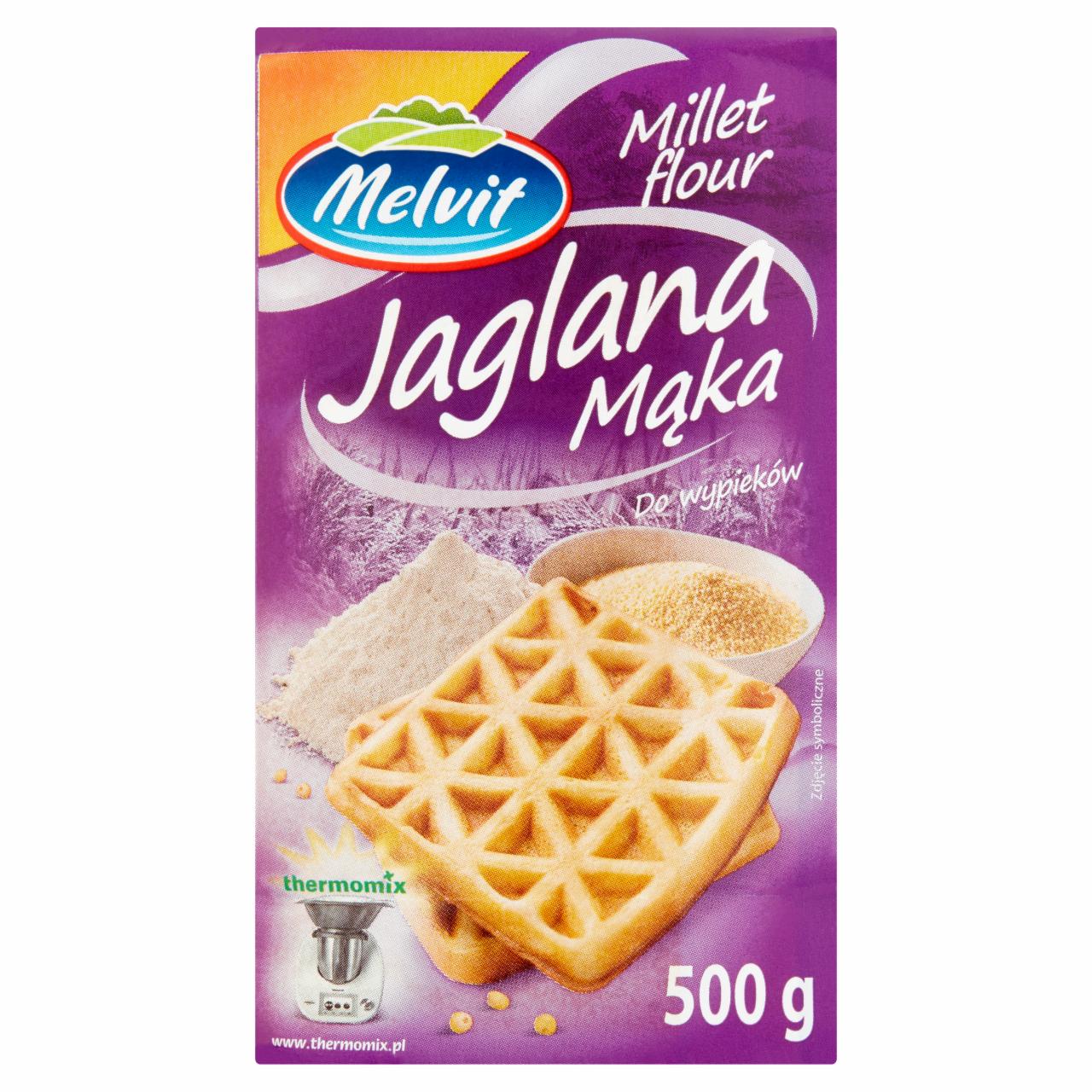 Zdjęcia - Melvit Mąka jaglana do wypieków 500 g