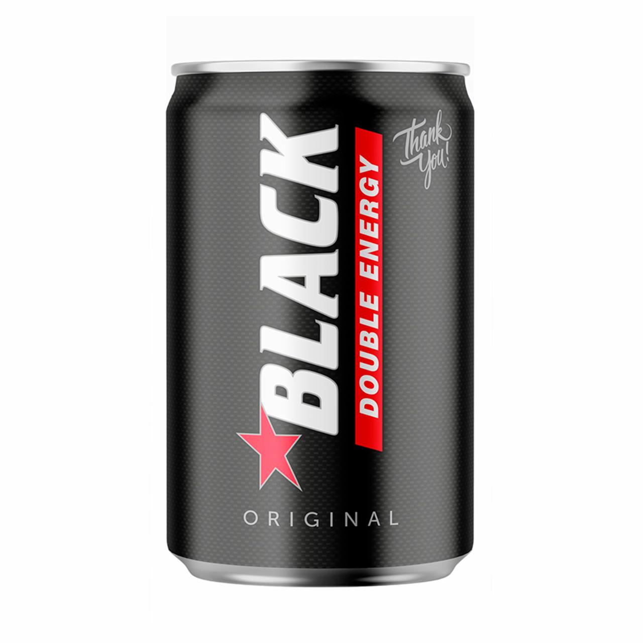 Zdjęcia - Black Double Energy Original Gazowany napój energetyzujący 150 ml