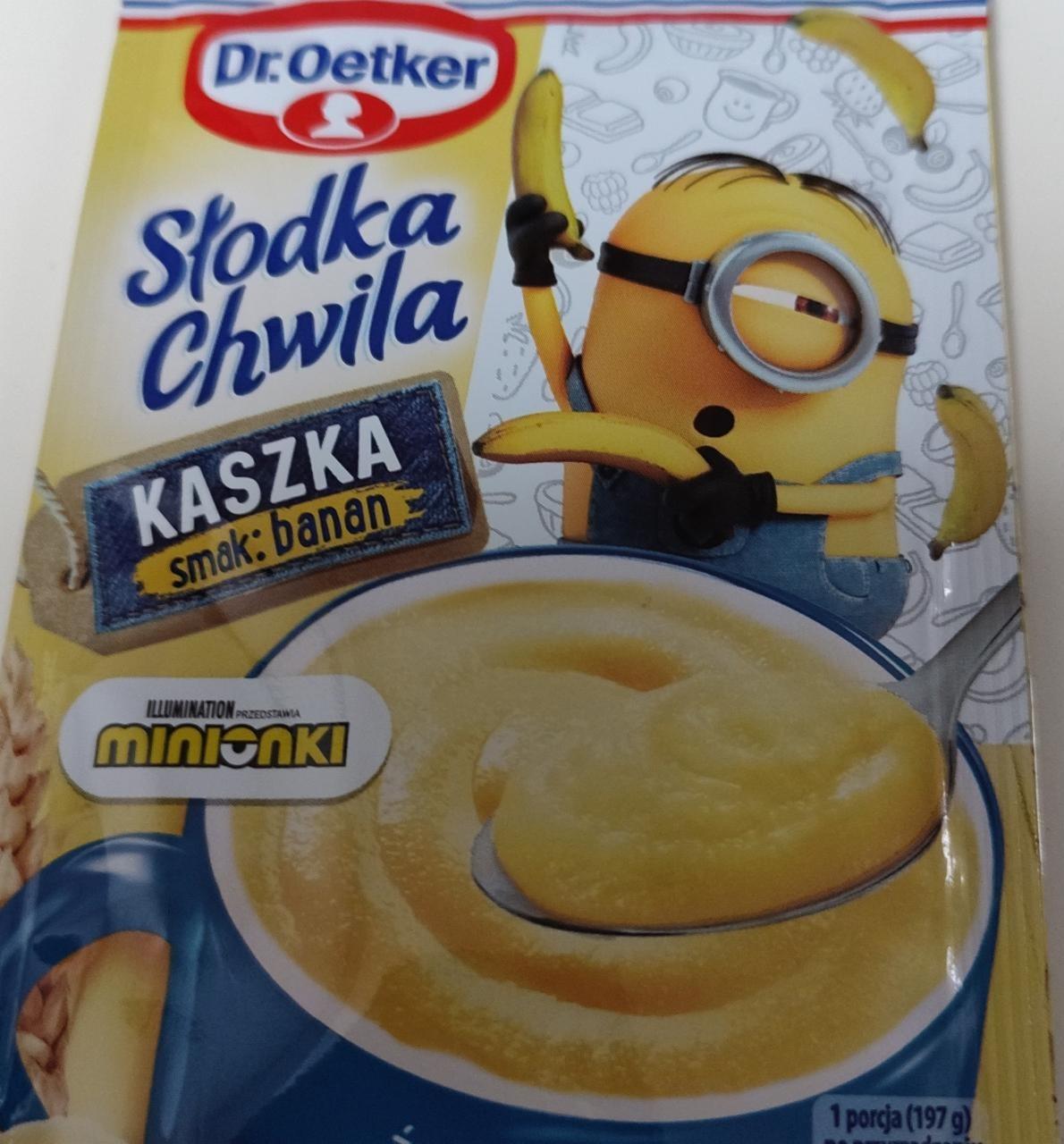 Zdjęcia - Słodka Chwila Kaszka Smak Banan Minionki Dr.Oetker