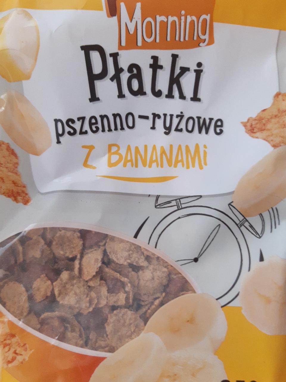 Zdjęcia - Płatki pszenno-ryżowe z bananami Vit Morning