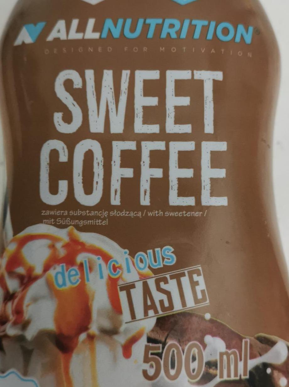 Zdjęcia - Sos sweet coffee ALL NUTRITION