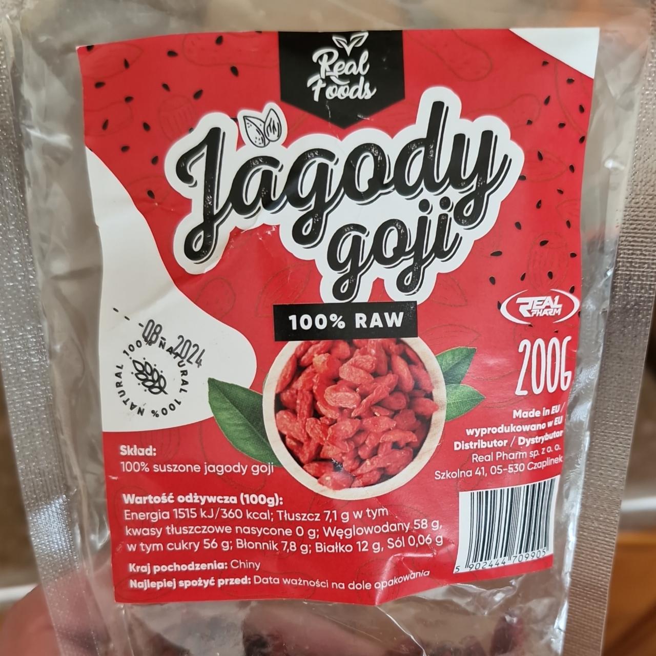 Zdjęcia - Jagody goji Real Foods