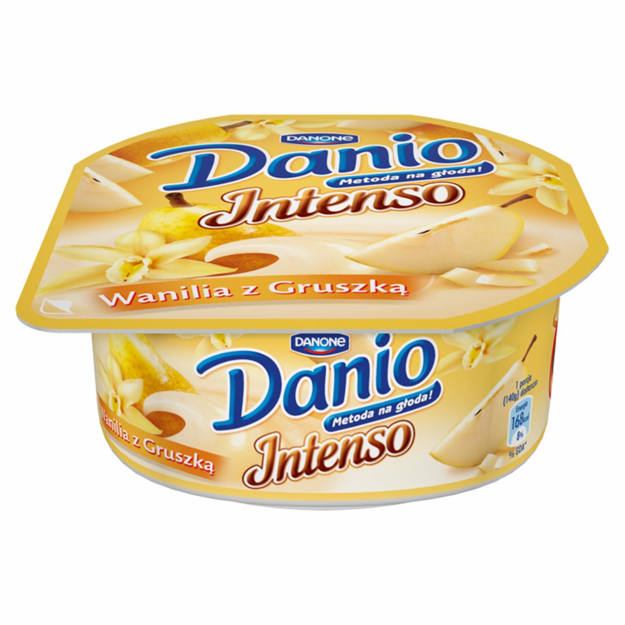 Zdjęcia - Danone Danio Intenso Wanilia z Gruszką Serek homogenizowany 140 g