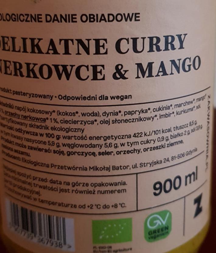 Zdjęcia - Ekologiczne delikatne curry z nerkowcami i mango Bio Planet