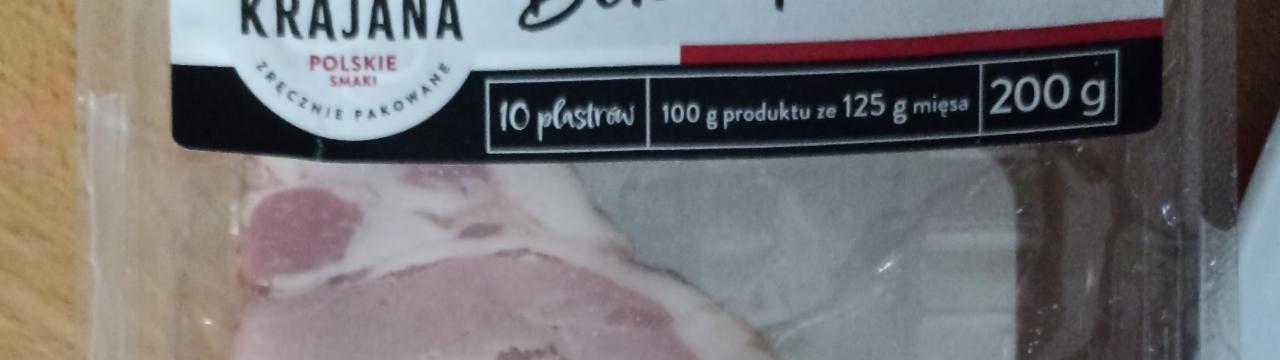 Zdjęcia - Bekon wieprzowy, parzony, pieczony w plastrach Lidl