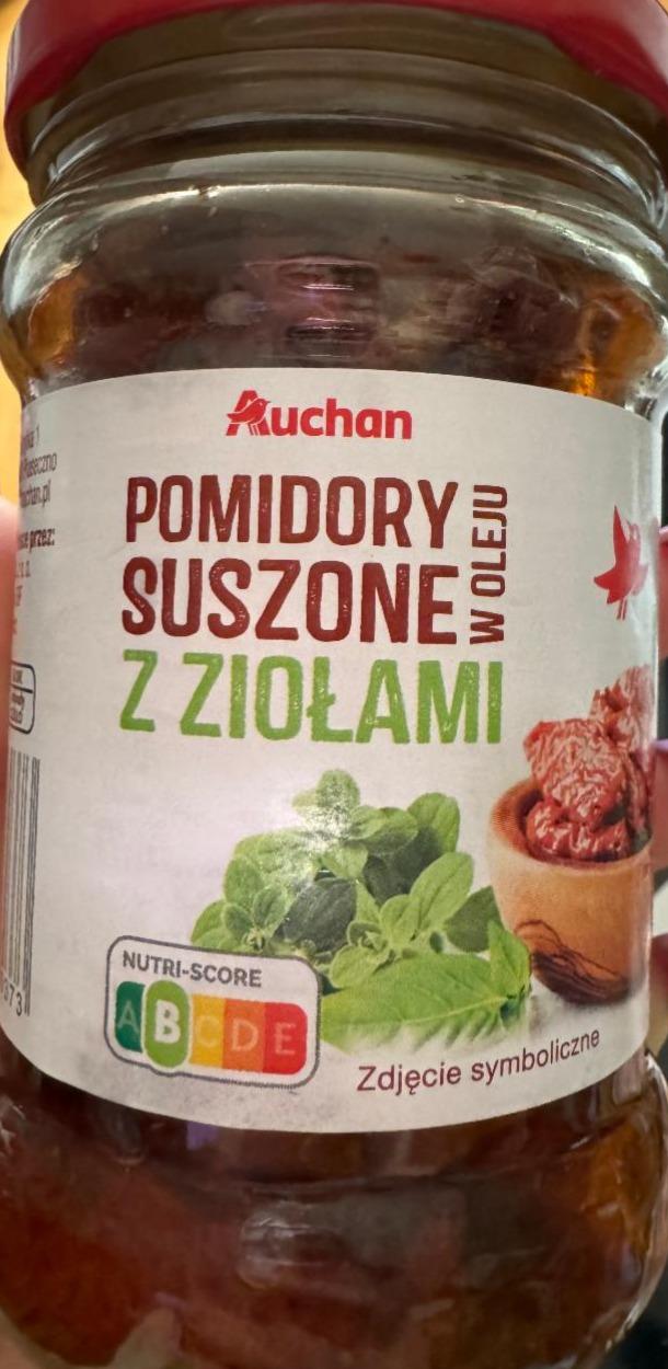 Zdjęcia - Pomidory suszone w oleju z żurawiną i ziołami Auchan