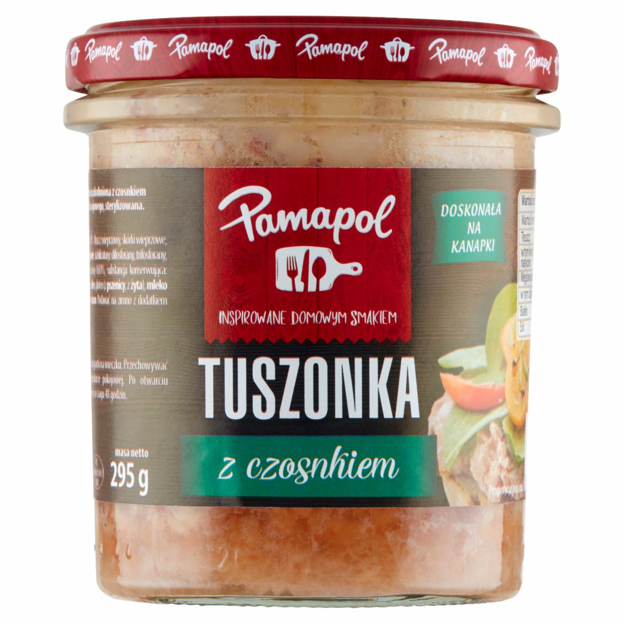 Zdjęcia - Pamapol Tuszonka z czosnkiem 295 g