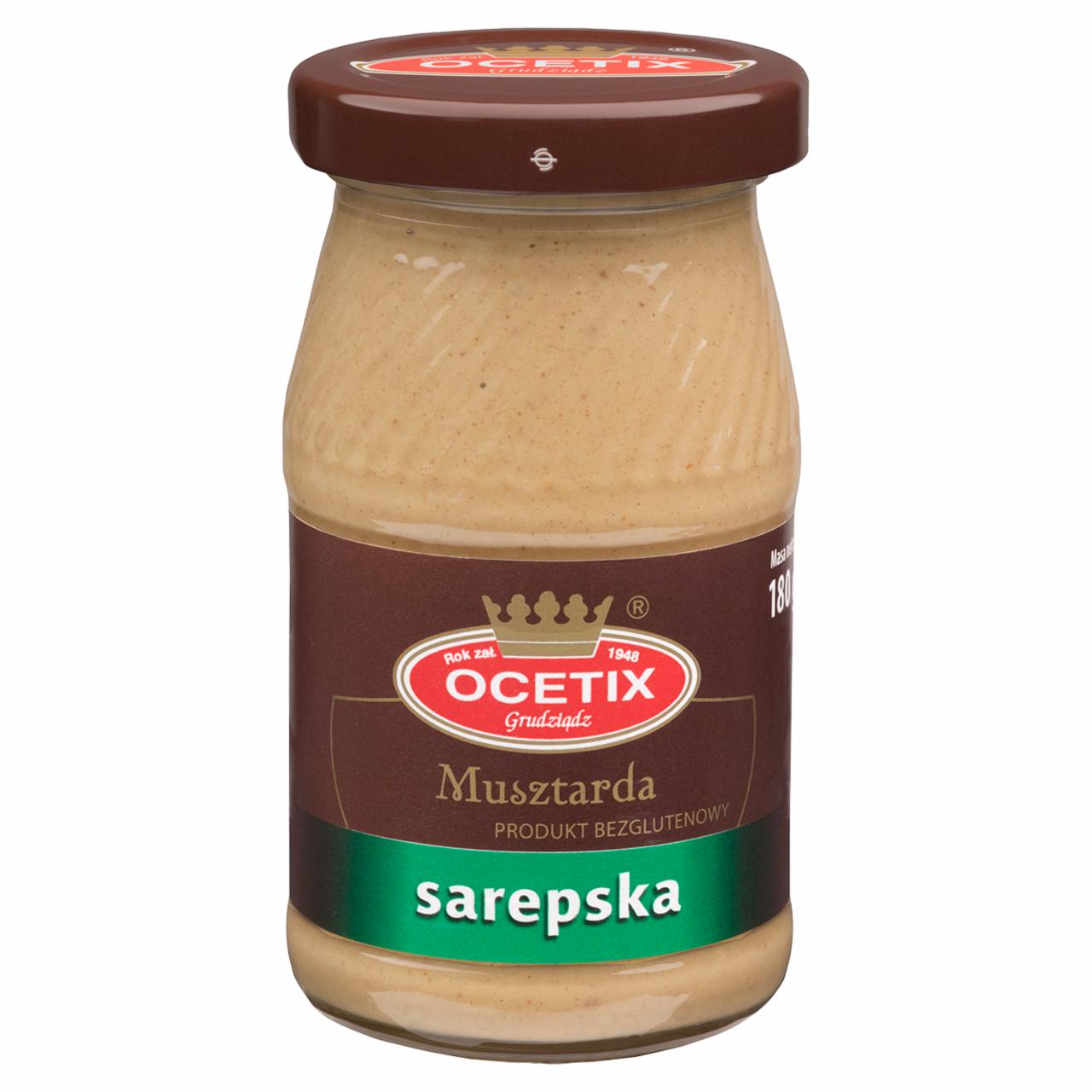 Zdjęcia - Ocetix Musztarda sarepska 180 g