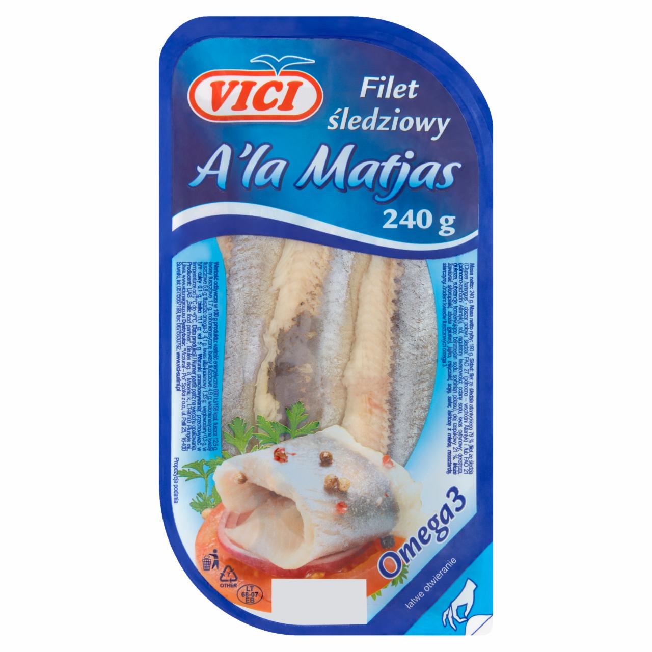 Zdjęcia - Vici Filet śledziowy a'la Matjas 240 g