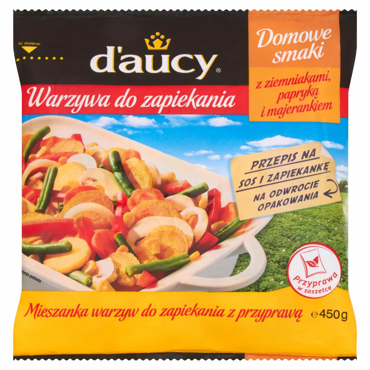 Zdjęcia - d'aucy Domowe smaki Warzywa do zapiekania z ziemniakami papryką i majerankiem 450 g