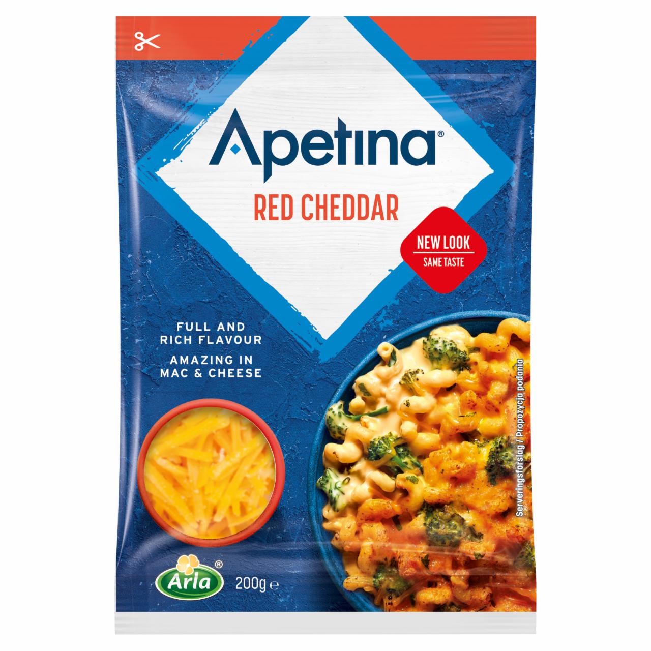 Zdjęcia - Arla Apetina Ser wiórkowany Red Cheddar 200 g