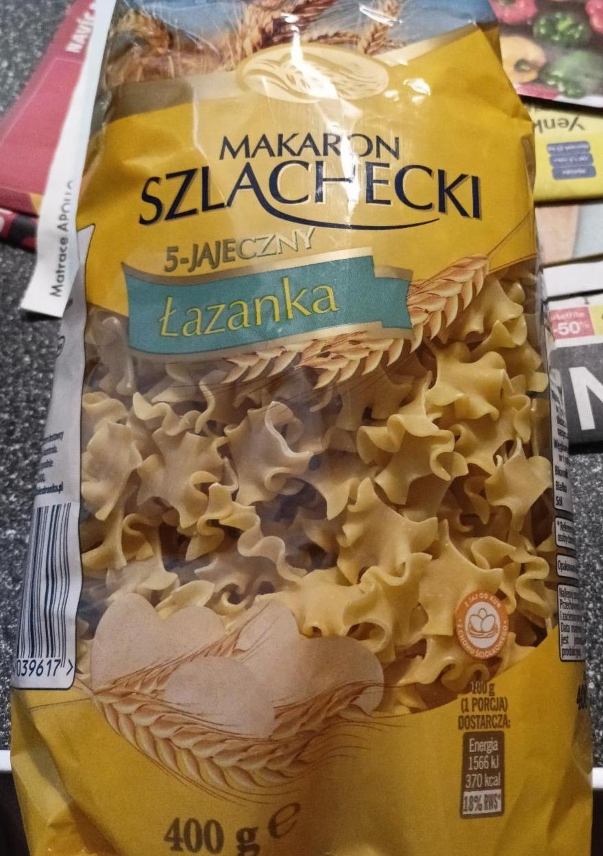 Zdjęcia - Makaron 5-jajeczny łazanka Szlachecki