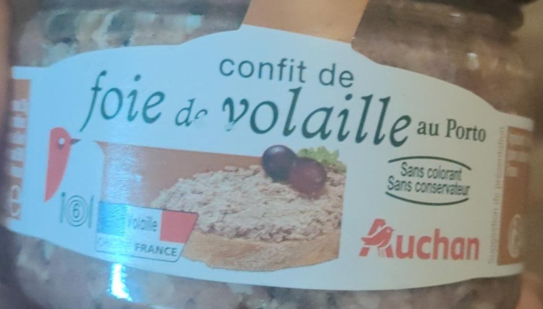 Zdjęcia - Wątróbka drobiowa z winem Porto foie de volaille Auchan