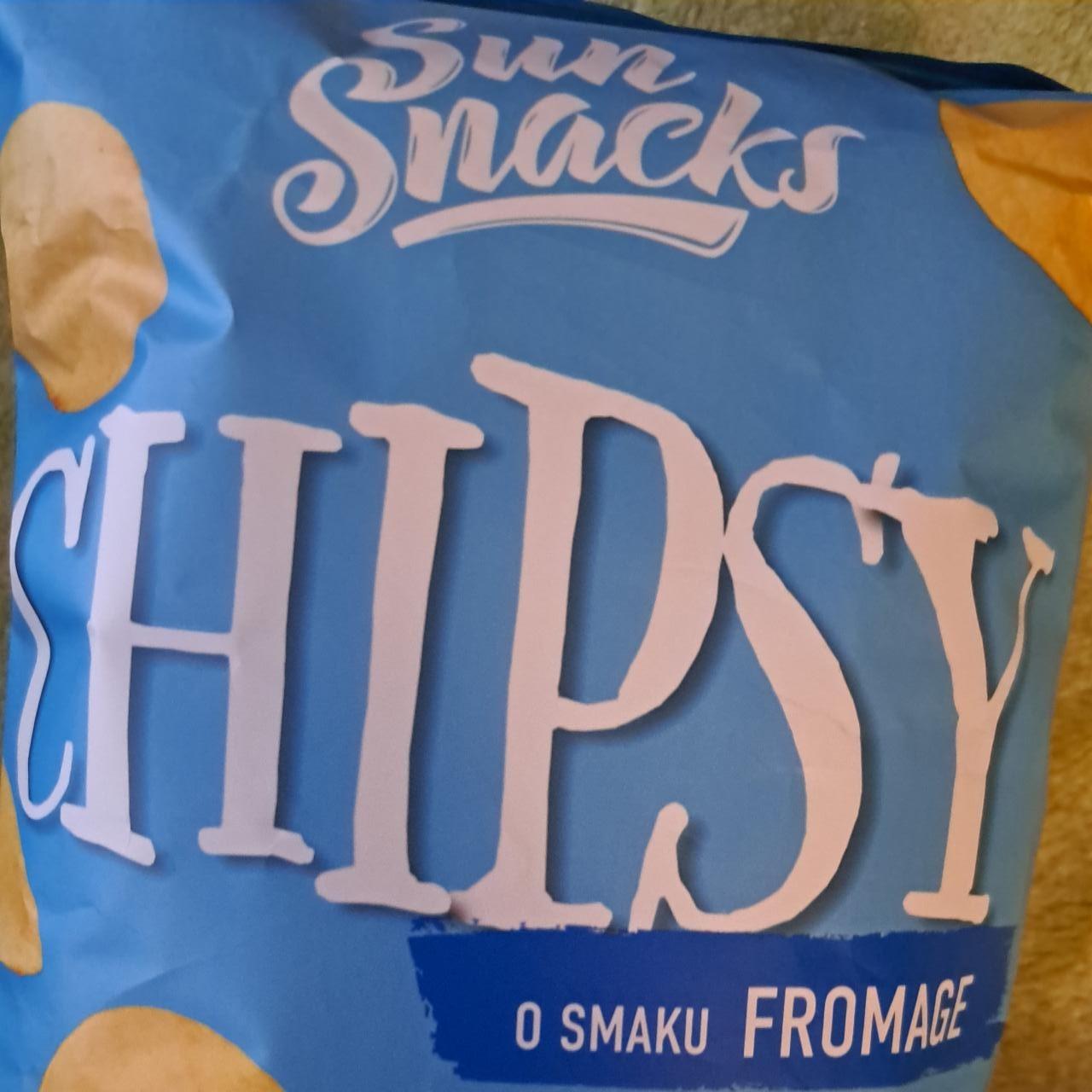 Zdjęcia - chipsy o smaku fromage Sun Snacks