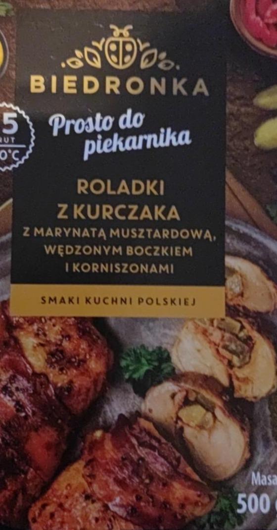 Zdjęcia - Roladki z kurczaka z marynatą wędzonym boczkiem i korniszonami