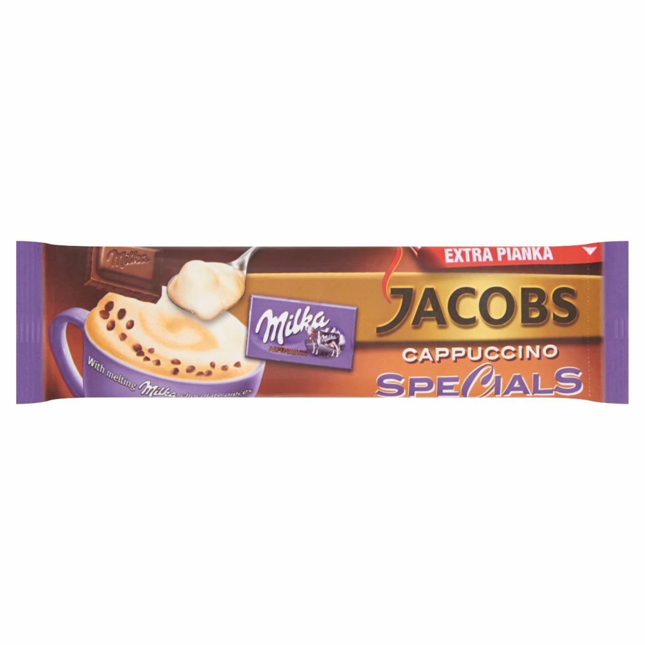 Zdjęcia - Jacobs Cappuccino Specials Milka Rozpuszczalny napój kawowy czekoladą 22 g