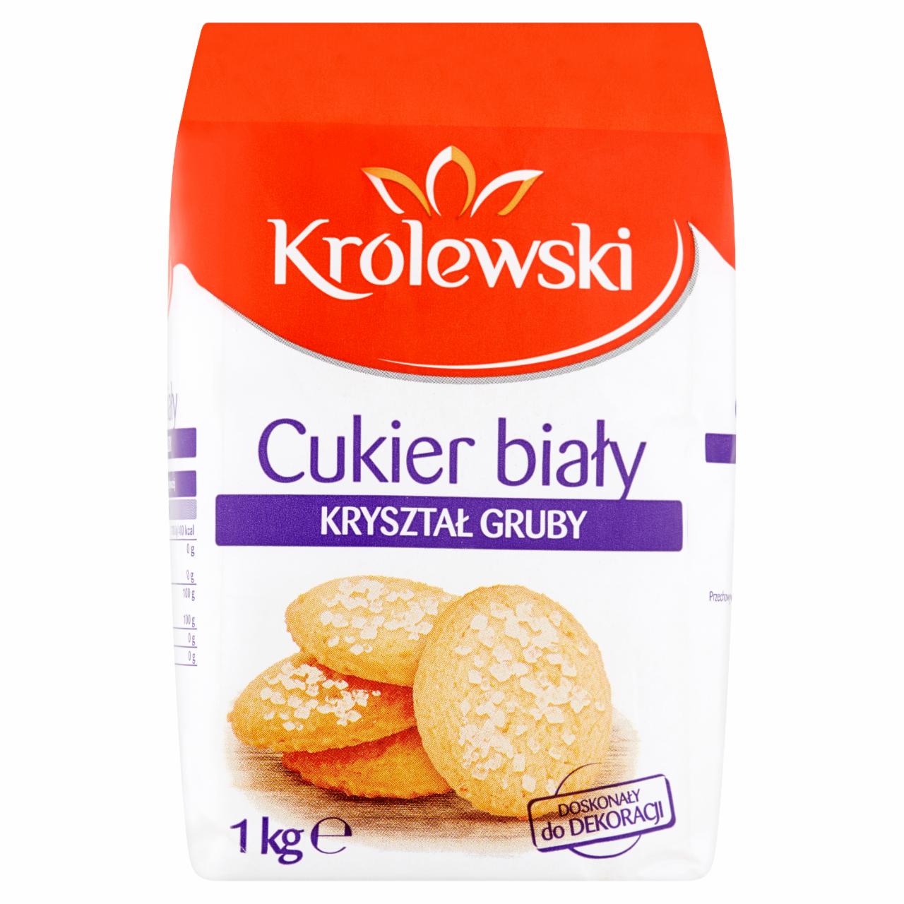 Zdjęcia - Cukier Królewski Cukier biały kryształ gruby 1 kg