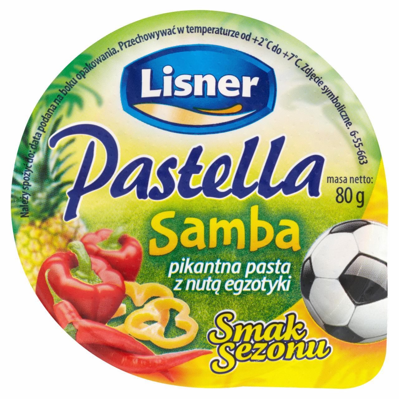 Zdjęcia - Lisner Pastella Smak Sezonu Samba Pikantna pasta z nutą egzotyki 80 g