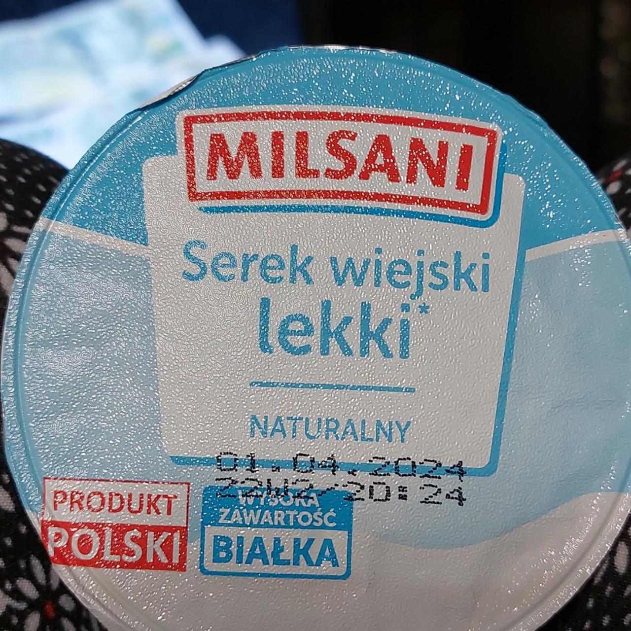 Zdjęcia - Serek wiejski lekki Milsani