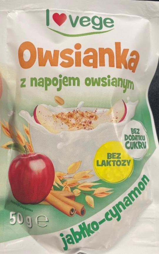 Zdjęcia - owsianka z napojem owsianym I love vege