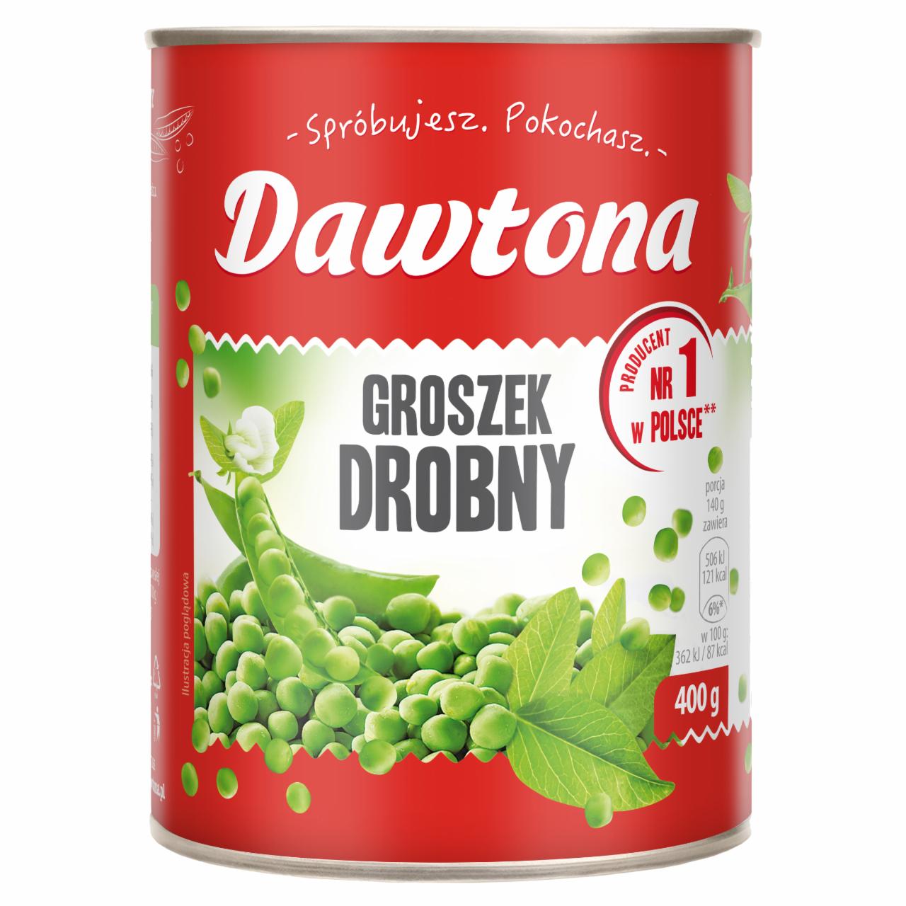 Zdjęcia - Dawtona Groszek drobny 400 g