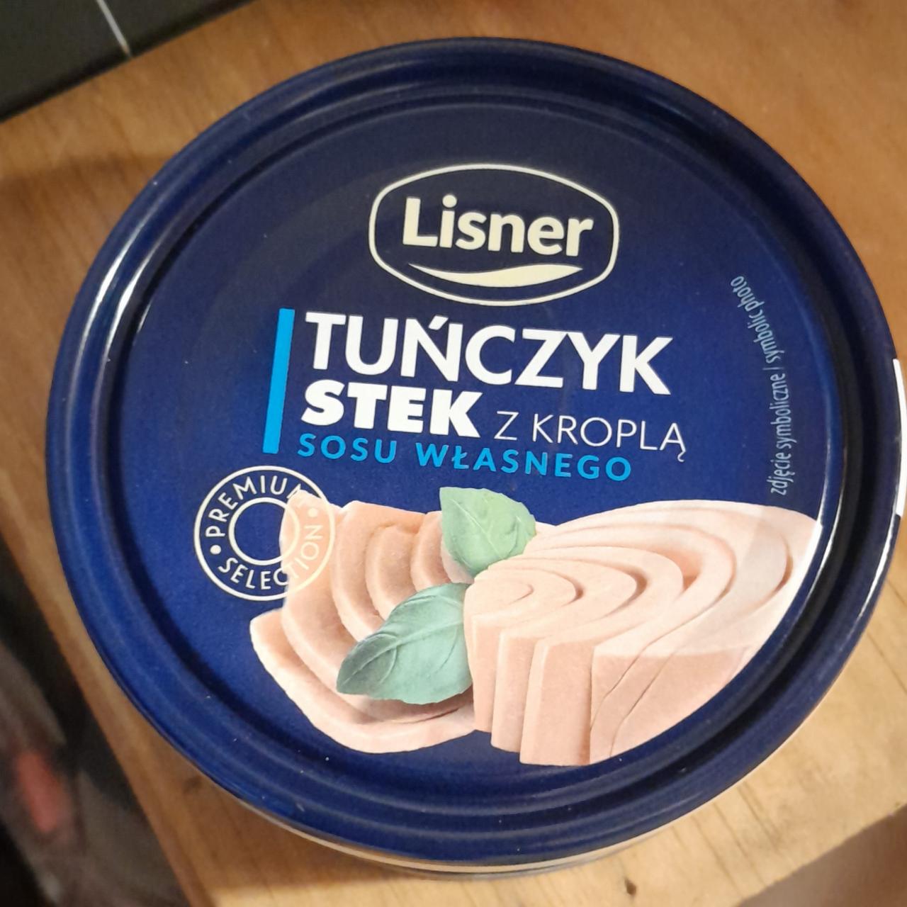 Zdjęcia - Lisner Tuńczyk stek z kroplą sosu własnego 120 g