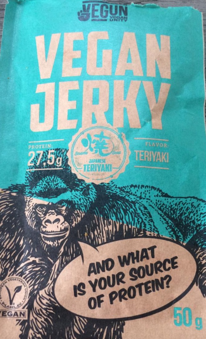 Zdjęcia - Vegan Jerky Teriyaki Vegun