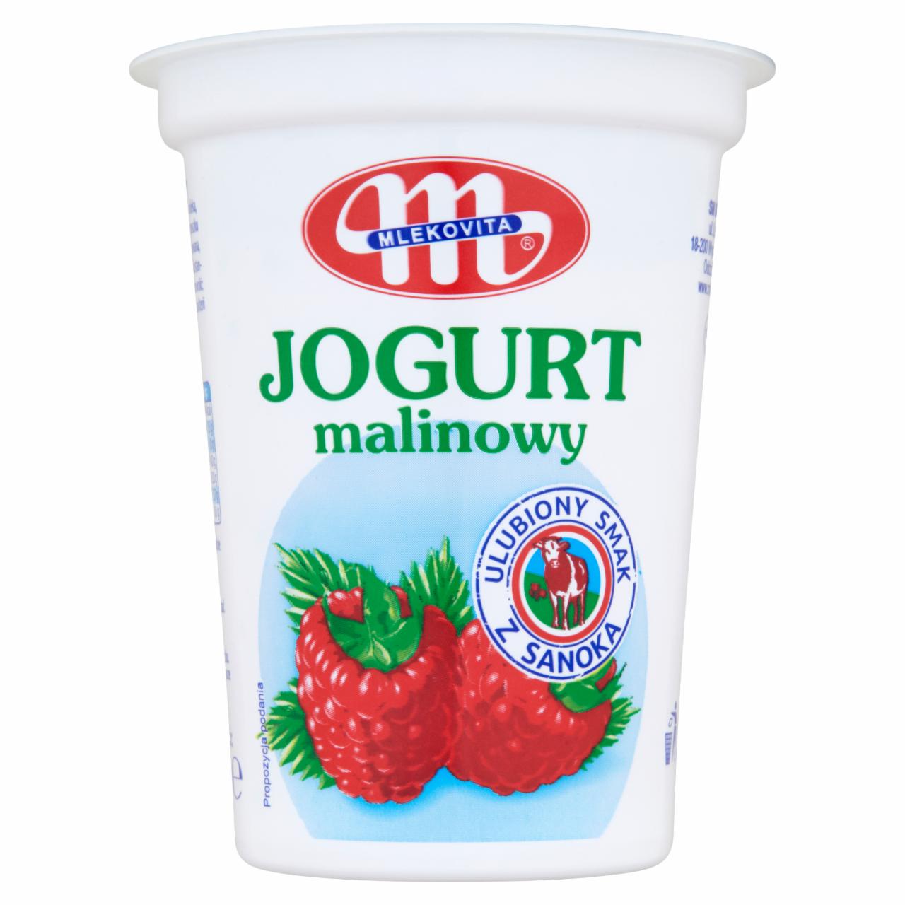 Zdjęcia - Jogurt malinowy Mlekovita