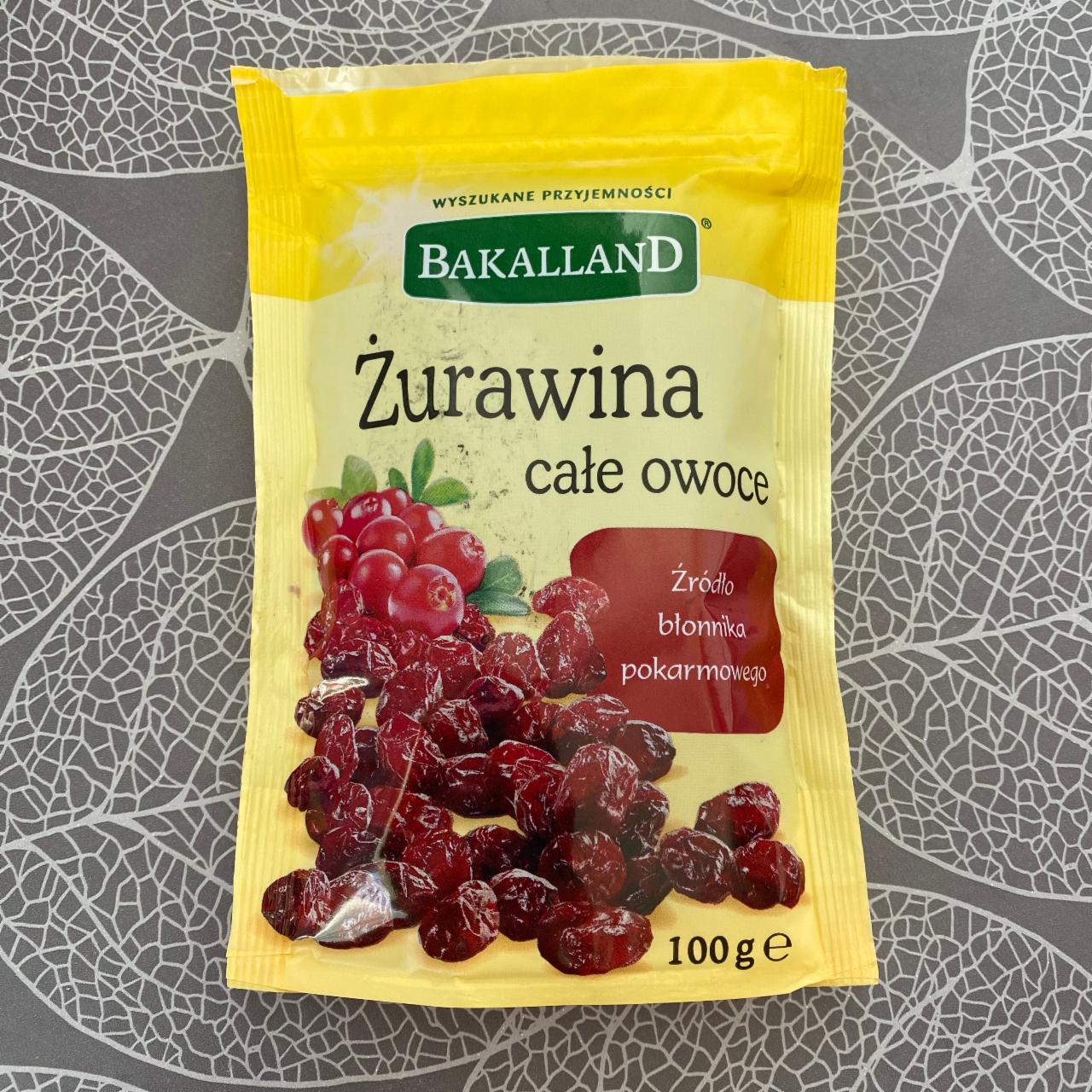 Zdjęcia - Bakalland Żurawina całe owoce 100 g