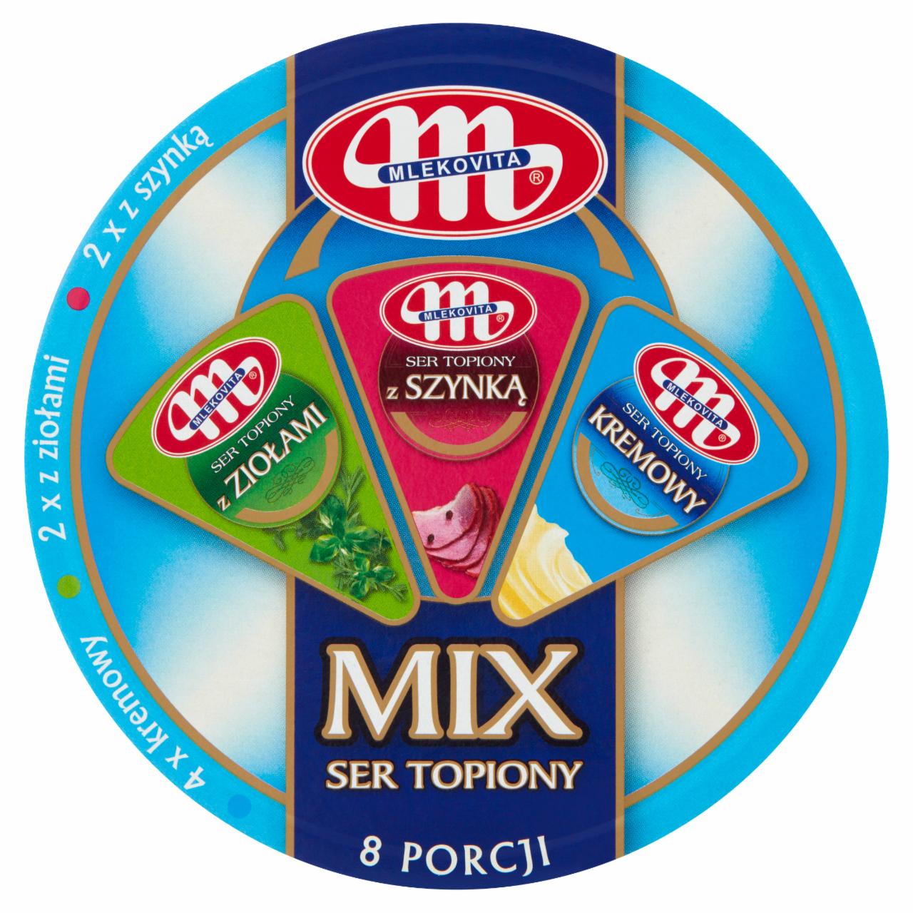 Zdjęcia - Mlekovita Mix Ser topiony 140 g (8 sztuk)