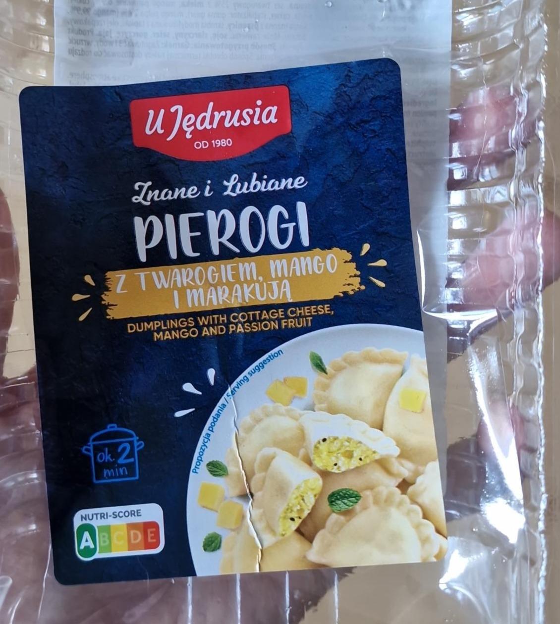 Zdjęcia - Pierogi z twarogiem mango i marakują U jędrusia