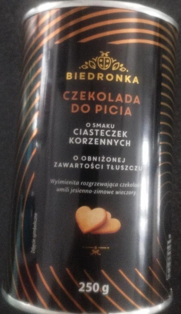 Zdjęcia - Czekolada do picia o smaku ciasteczek korzennych Biedronka