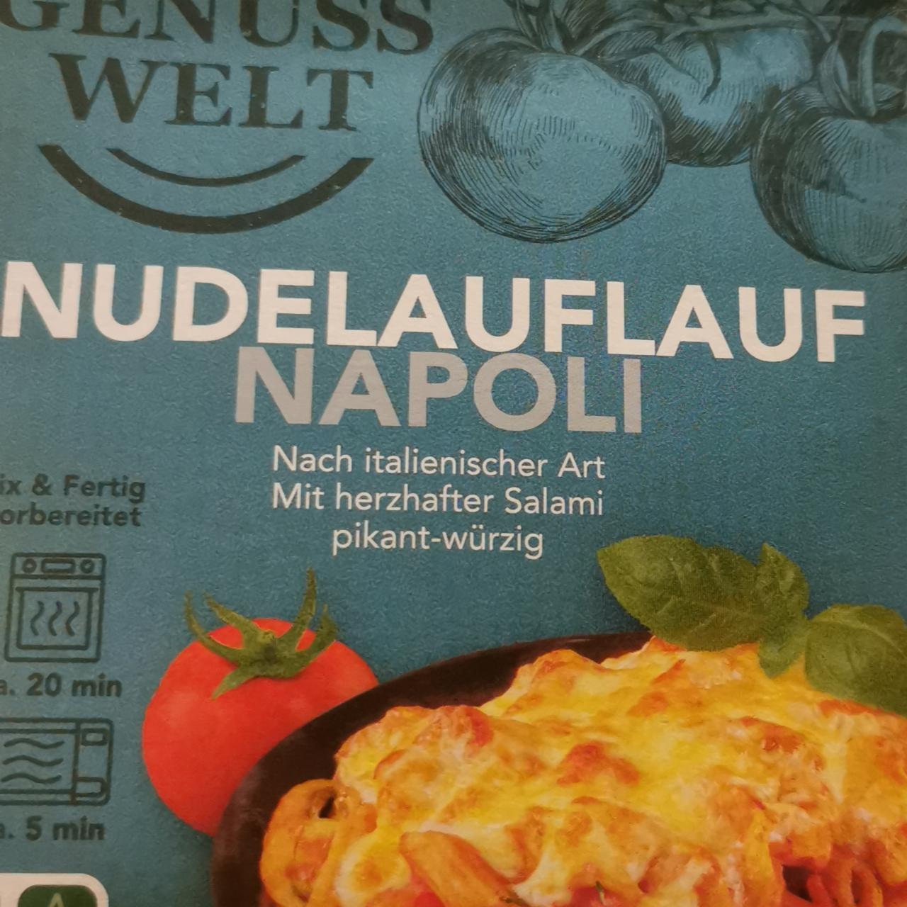 Zdjęcia - Nudelauflauf napoli mit herzhafter salami pikant würzig Genuss Welt