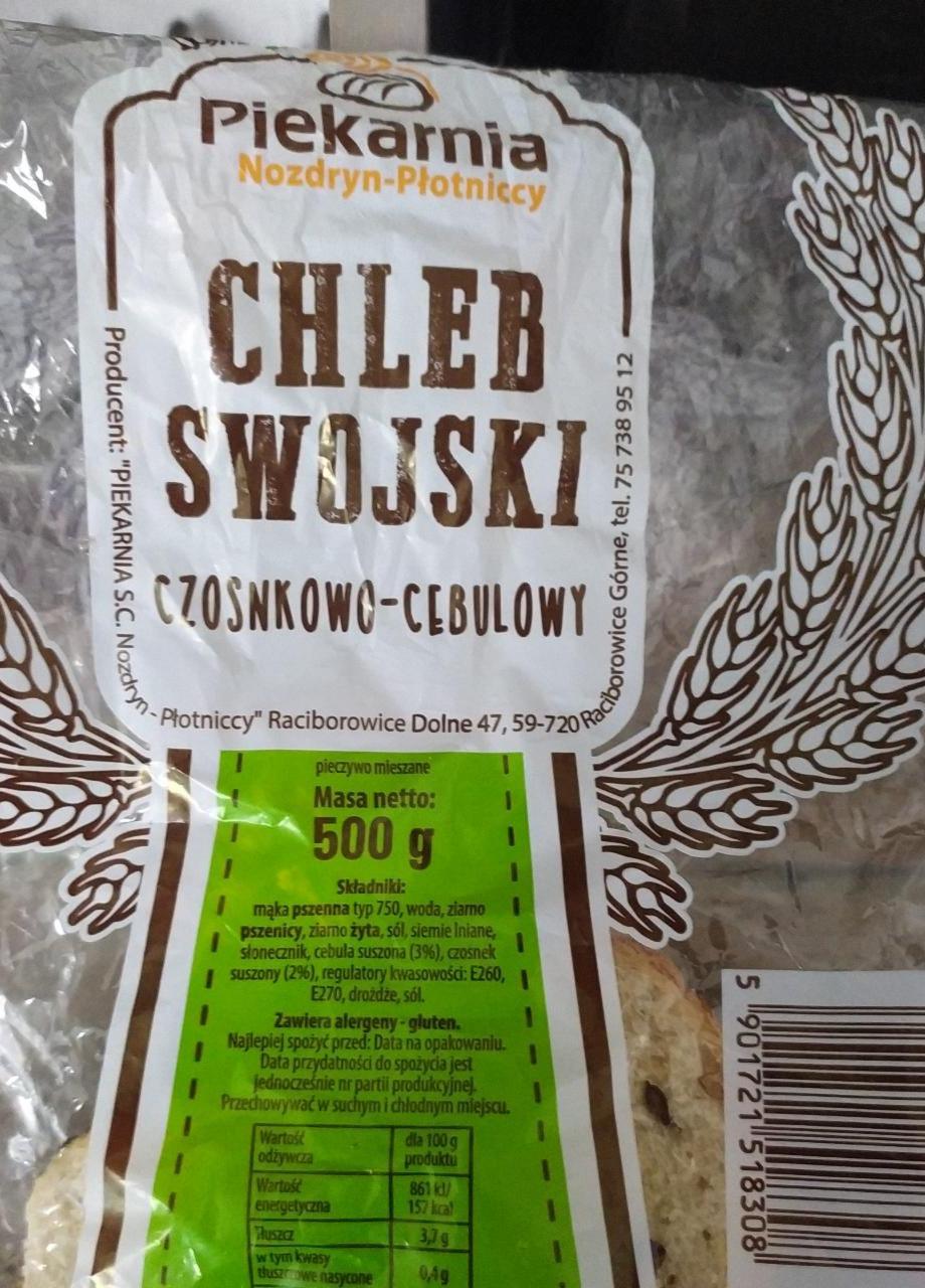 Zdjęcia - Chleb swojski czosnkowo cebulowy Piekarnia Nozdryn Płotniccy