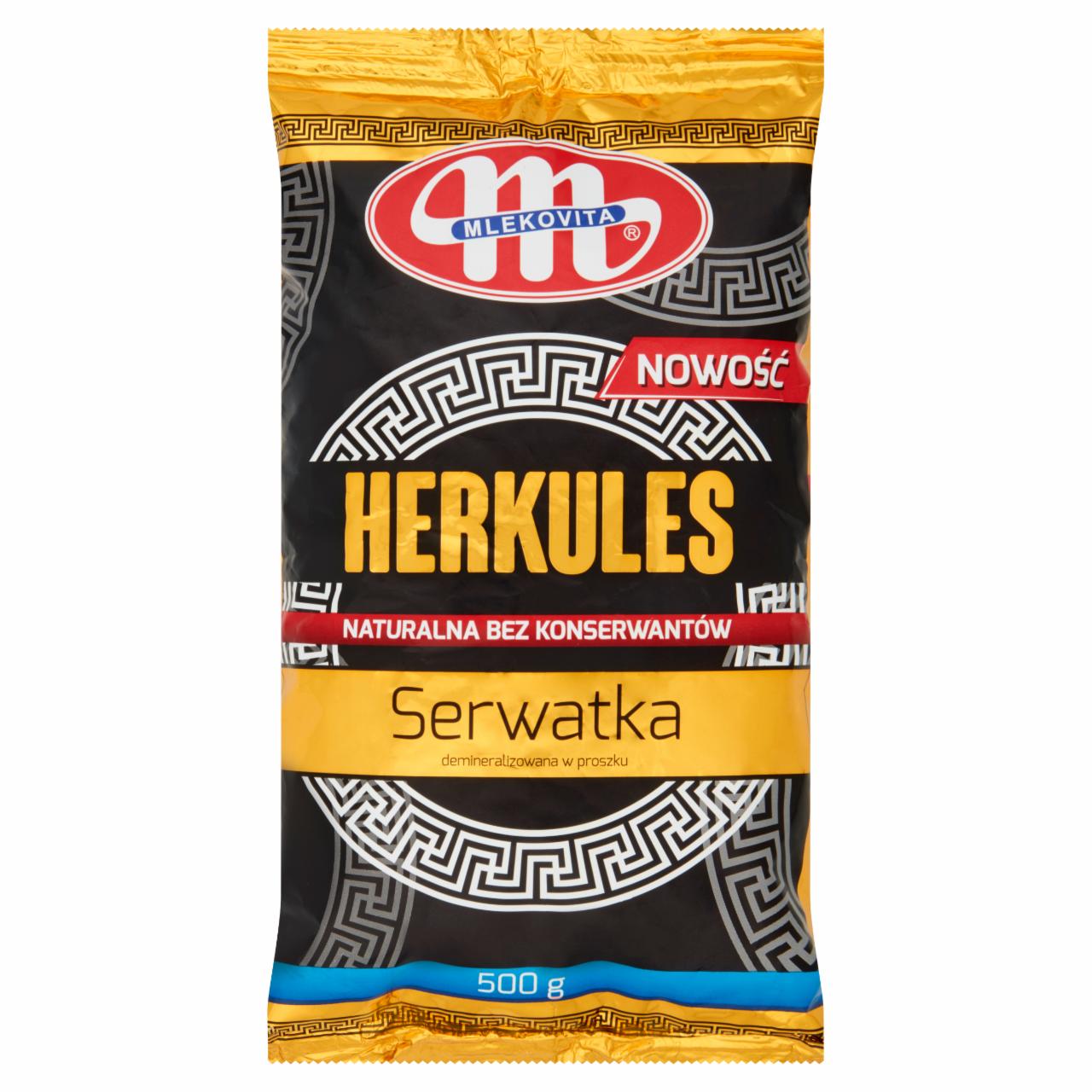 Zdjęcia - Mlekovita Herkules Serwatka demineralizowana w proszku 500 g