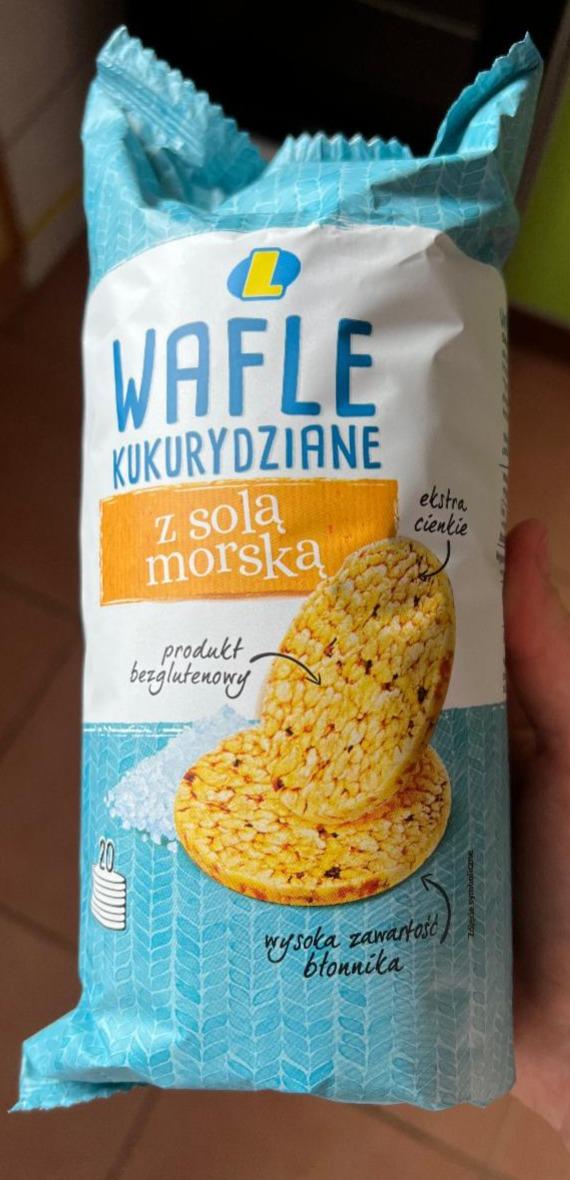 Zdjęcia - Wafle Kukurydziane z solą morską Lewiatan