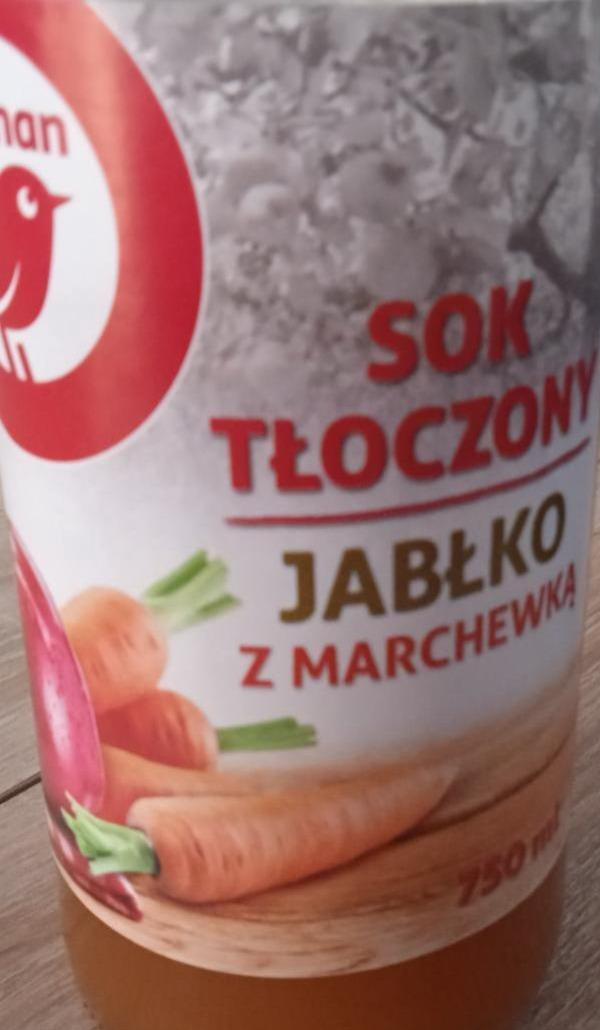 Zdjęcia - Sok Tłoczony jabłko z marchewką Auchan