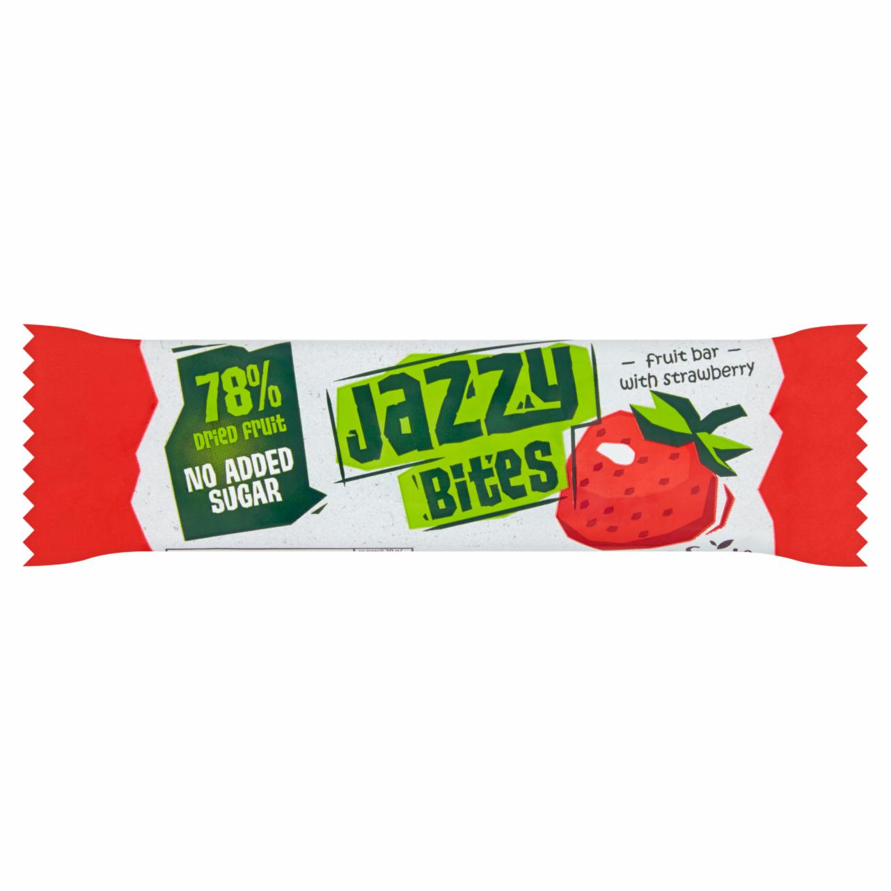 Zdjęcia - Sante Jazzy Bites Baton bez dodatku cukru z truskawką 30 g