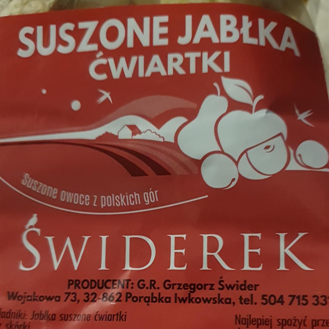 Zdjęcia - Suszone jabłka ćwiartki Świderek